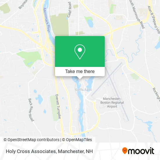 Holy Cross Associates map