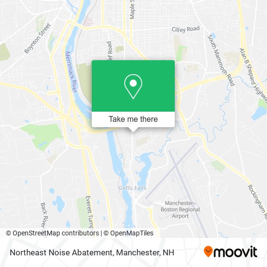 Northeast Noise Abatement map