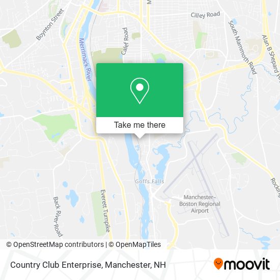 Mapa de Country Club Enterprise