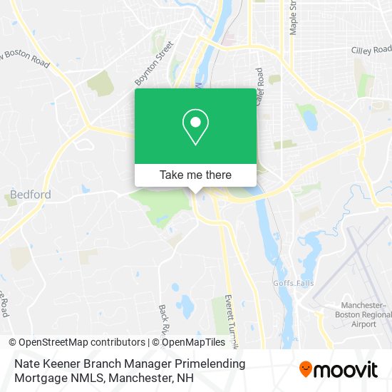 Nate Keener Branch Manager Primelending Mortgage NMLS map