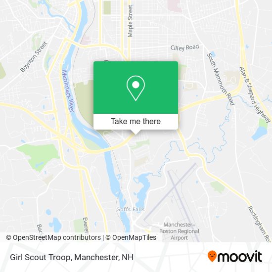Girl Scout Troop map