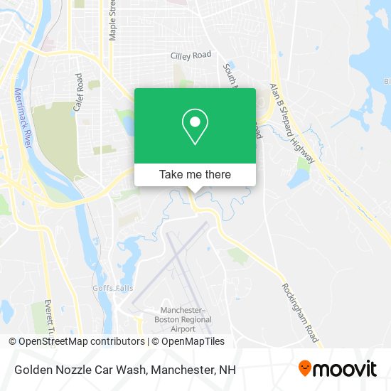 Golden Nozzle Car Wash map
