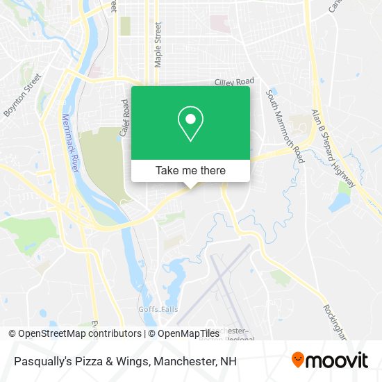 Pasqually's Pizza & Wings map