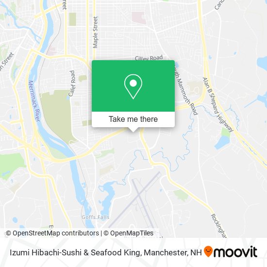 Izumi Hibachi-Sushi & Seafood King map