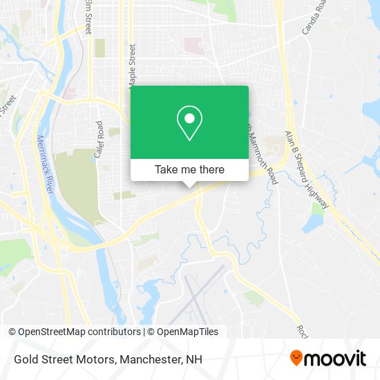 Mapa de Gold Street Motors