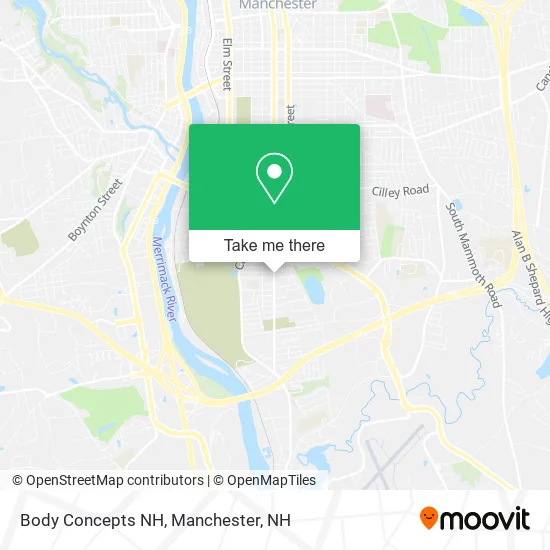 Body Concepts NH map