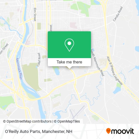 Mapa de O'Reilly Auto Parts