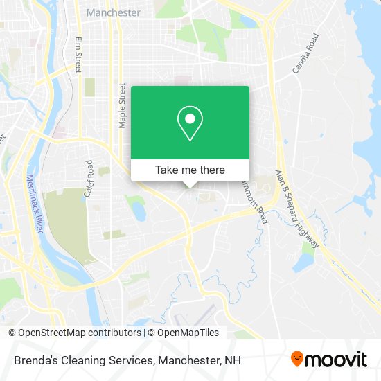 Brenda's Cleaning Services map