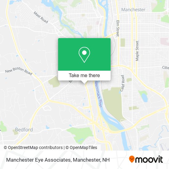 Mapa de Manchester Eye Associates