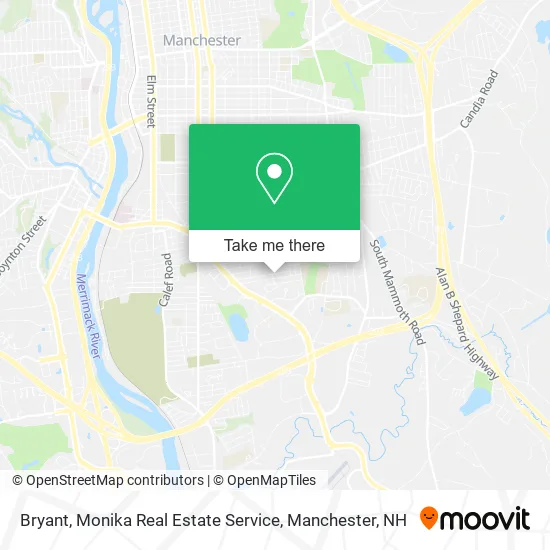 Bryant, Monika Real Estate Service map