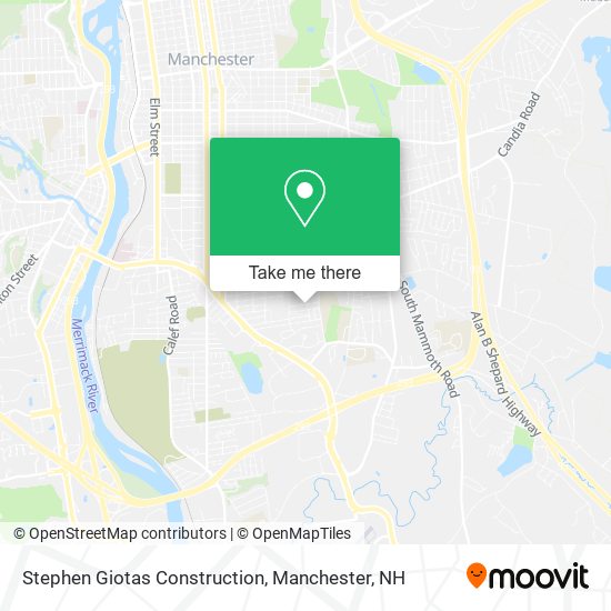 Mapa de Stephen Giotas Construction