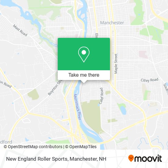 Mapa de New England Roller Sports