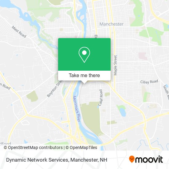 Dynamic Network Services map
