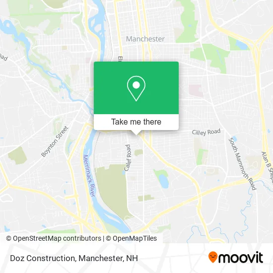 Doz Construction map