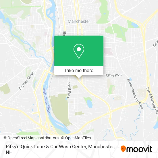 Rifky's Quick Lube & Car Wash Center map