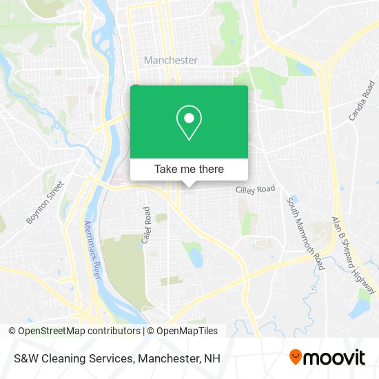 Mapa de S&W Cleaning Services
