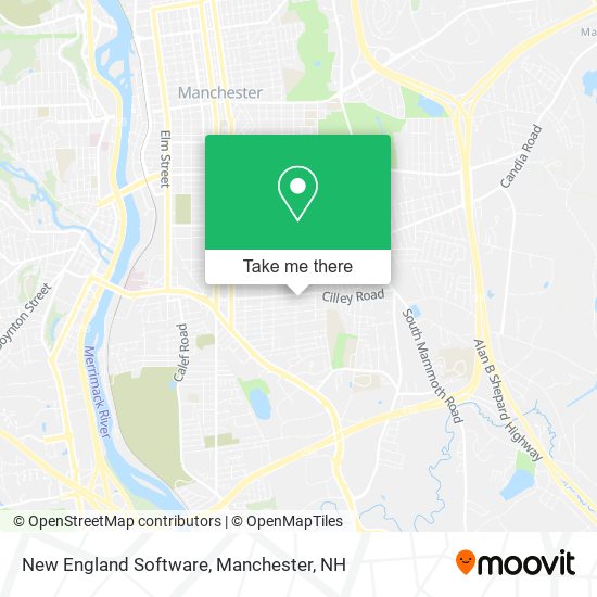 New England Software map
