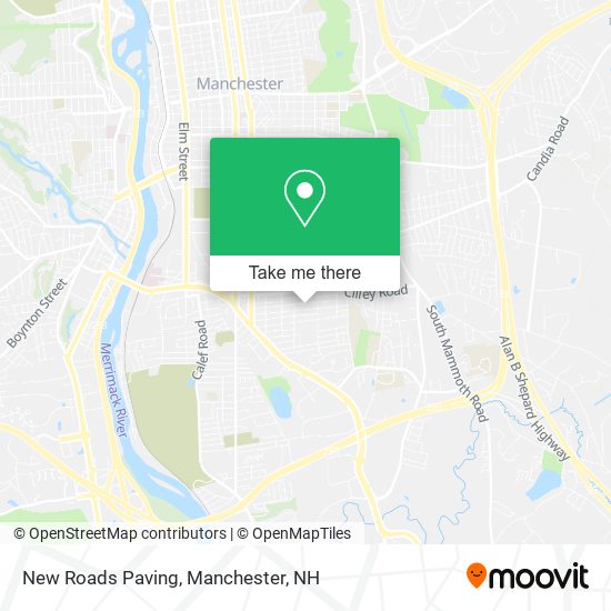 New Roads Paving map