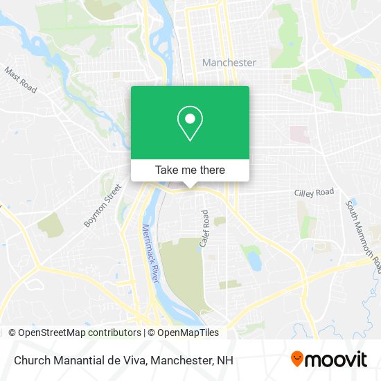 Church Manantial de Viva map