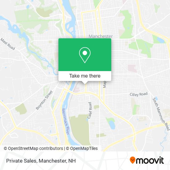 Mapa de Private Sales
