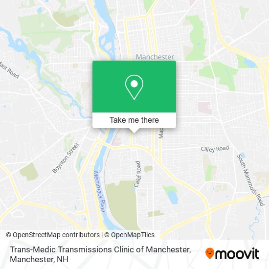Trans-Medic Transmissions Clinic of Manchester map