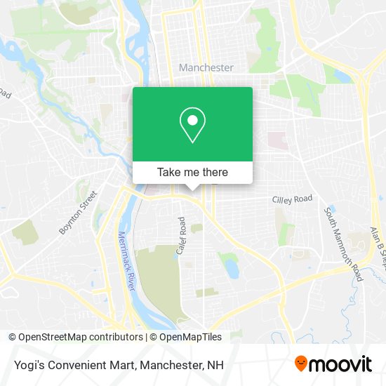 Mapa de Yogi's Convenient Mart