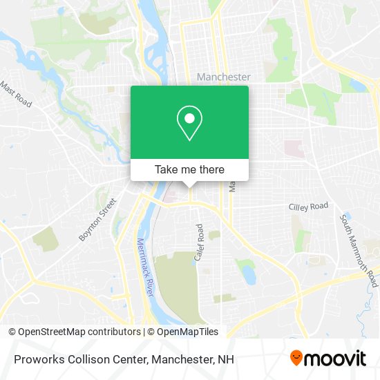 Mapa de Proworks Collison Center