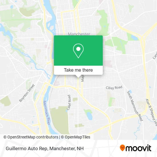 Guillermo Auto Rep map