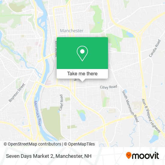 Mapa de Seven Days Market 2