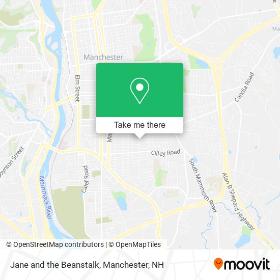 Jane and the Beanstalk map