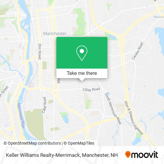 Keller Williams Realty-Merrimack map