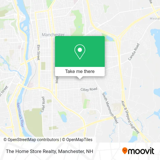 The Home Store Realty map