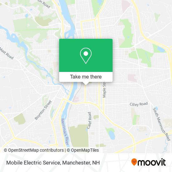 Mobile Electric Service map