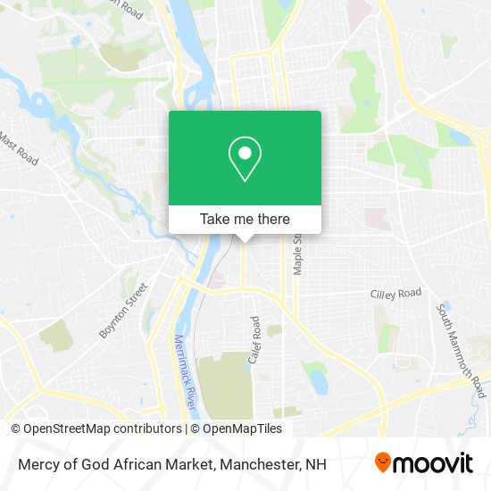 Mapa de Mercy of God African Market