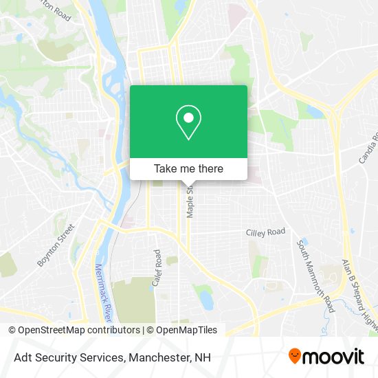 Adt Security Services map