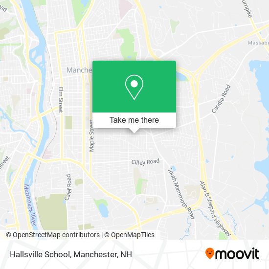 Mapa de Hallsville School