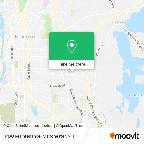 PDQ Maintenance map