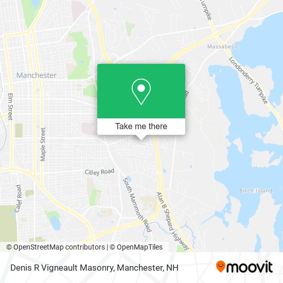 Mapa de Denis R Vigneault Masonry