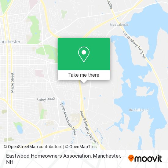 Eastwood Homeowners Association map