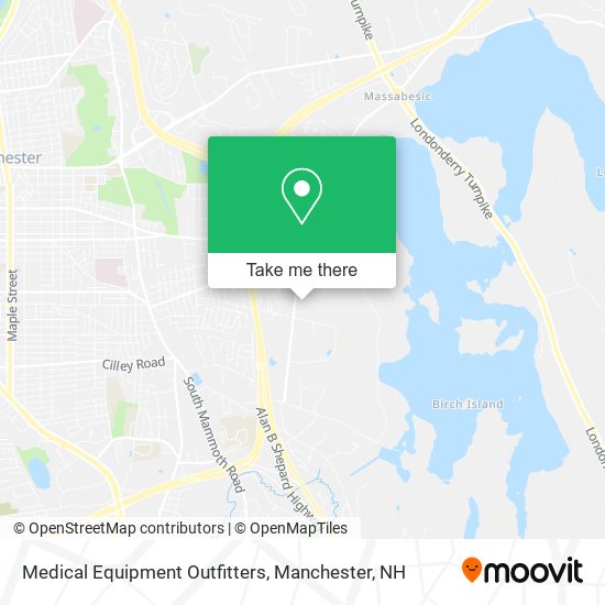 Mapa de Medical Equipment Outfitters