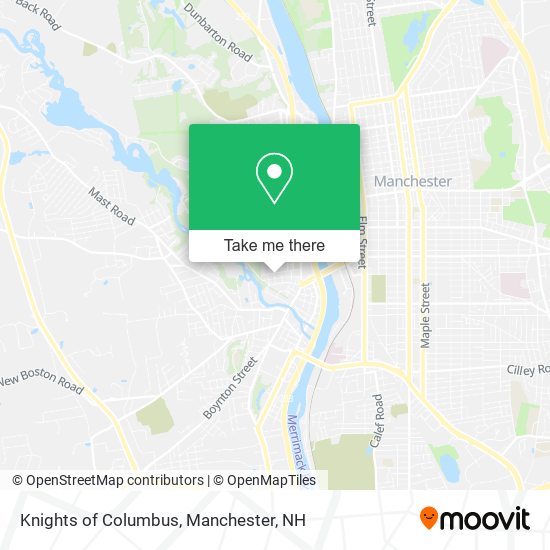 Knights of Columbus map