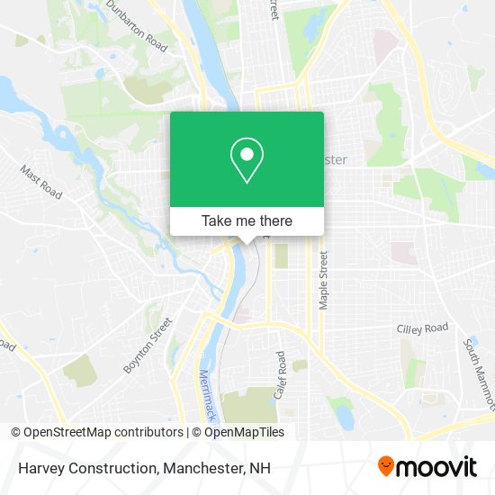 Harvey Construction map