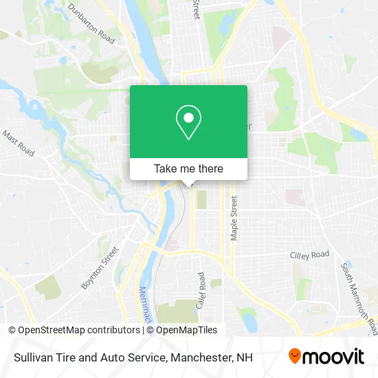 Sullivan Tire and Auto Service map