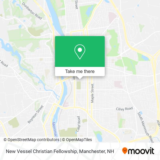 New Vessel Christian Fellowship map