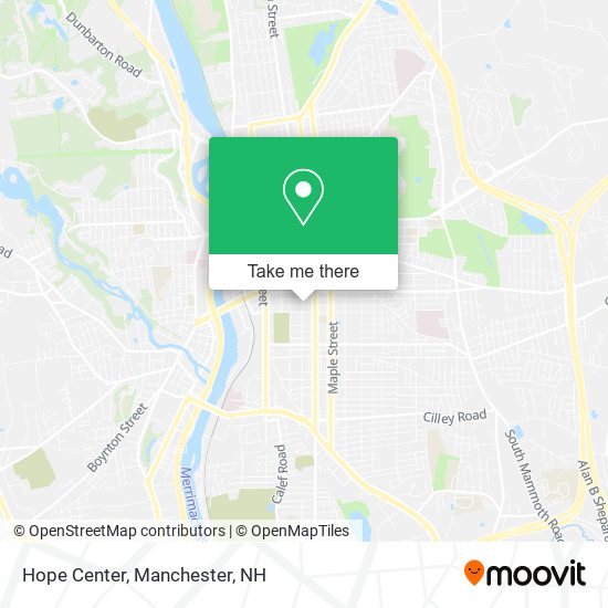 Mapa de Hope Center