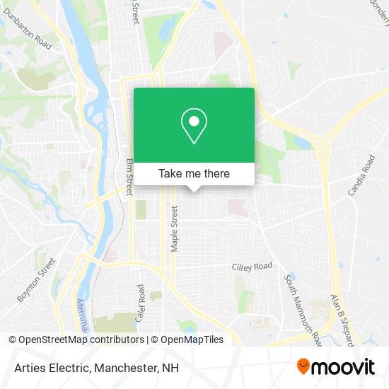 Arties Electric map