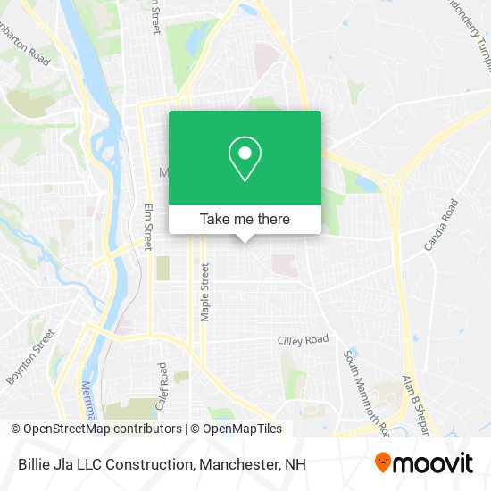Mapa de Billie Jla LLC Construction