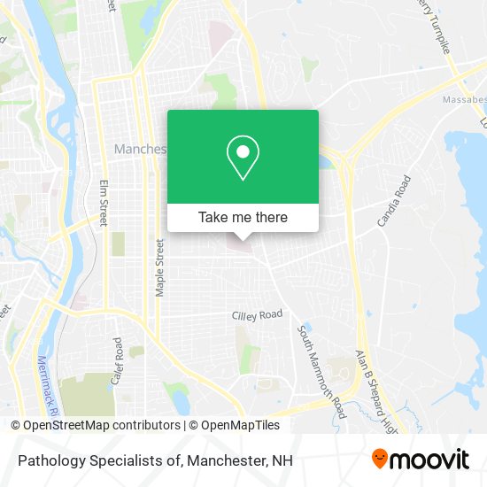 Pathology Specialists of map