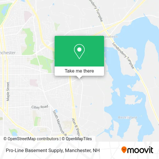Pro-Line Basement Supply map