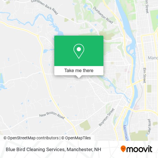 Blue Bird Cleaning Services map
